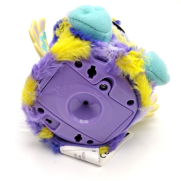 Hatchimals Electronic Talking Angel Deer Purple Yellow Teal 6" Cute Plush Wings - Picture 8 of 8